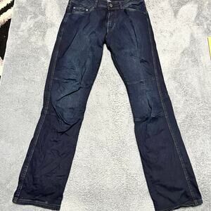 KÜHL Rydr Jeans Mens 34 x36 Blue Denim Dark Wash Stretch Hiking Trail Outdoors